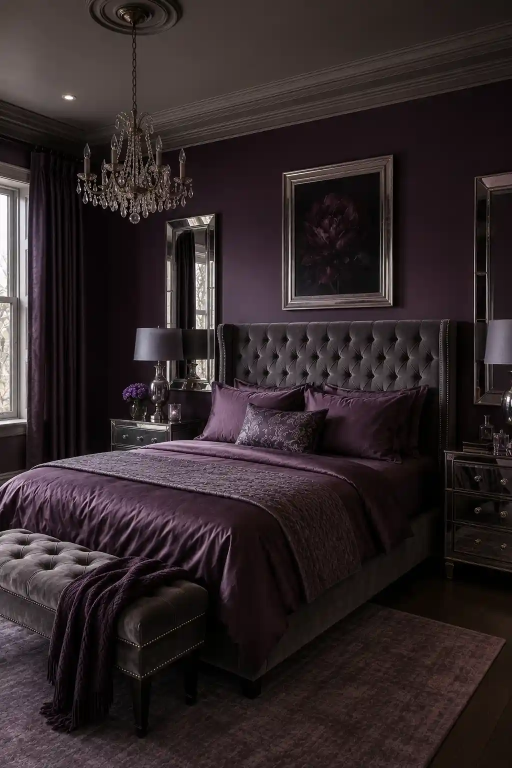 Regal Plum and Pewter Grey