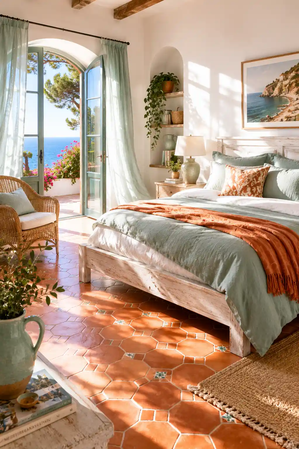 Mediterranean Coastal Terracotta Tiles