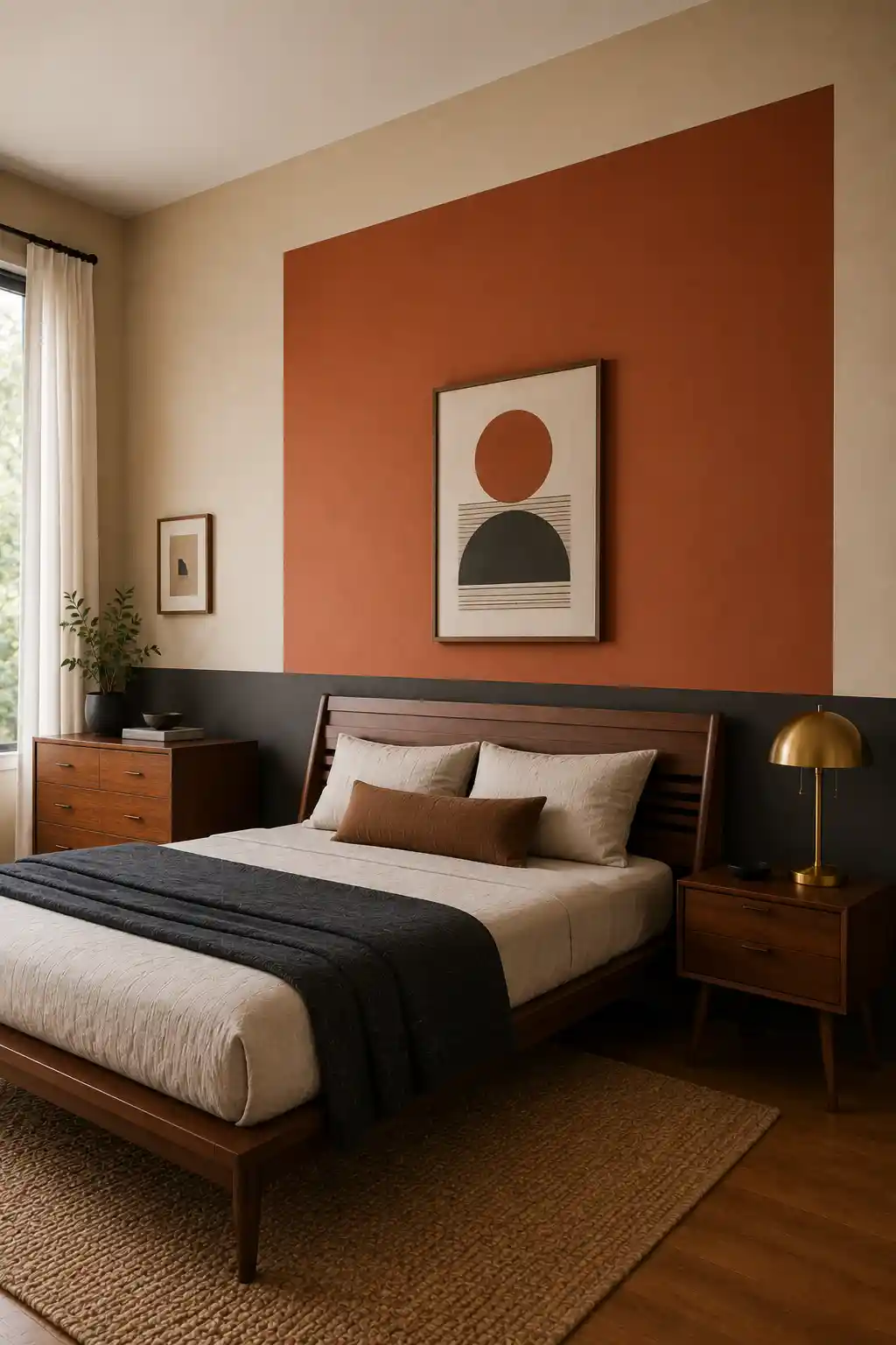 Architectural Depth through Earthy Color Blocking