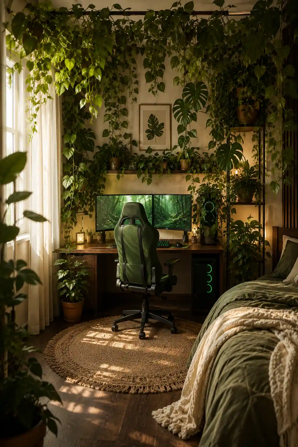 Nature-Infused Biophilic Setup