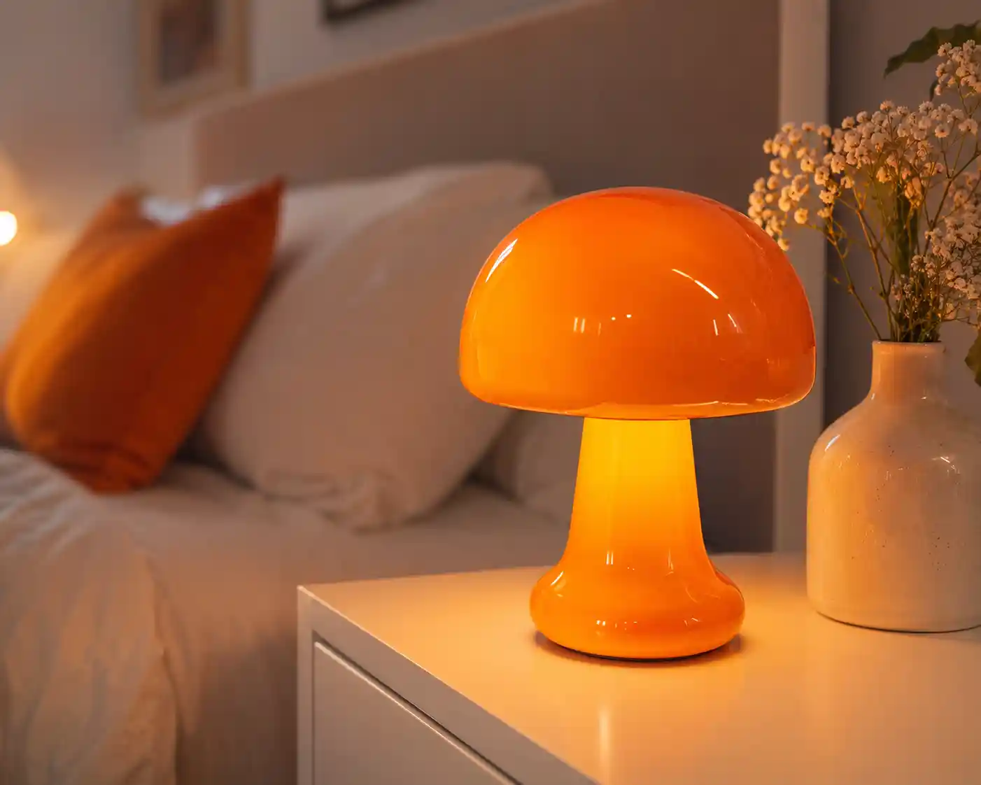 Retro 70s Mushroom Lamps