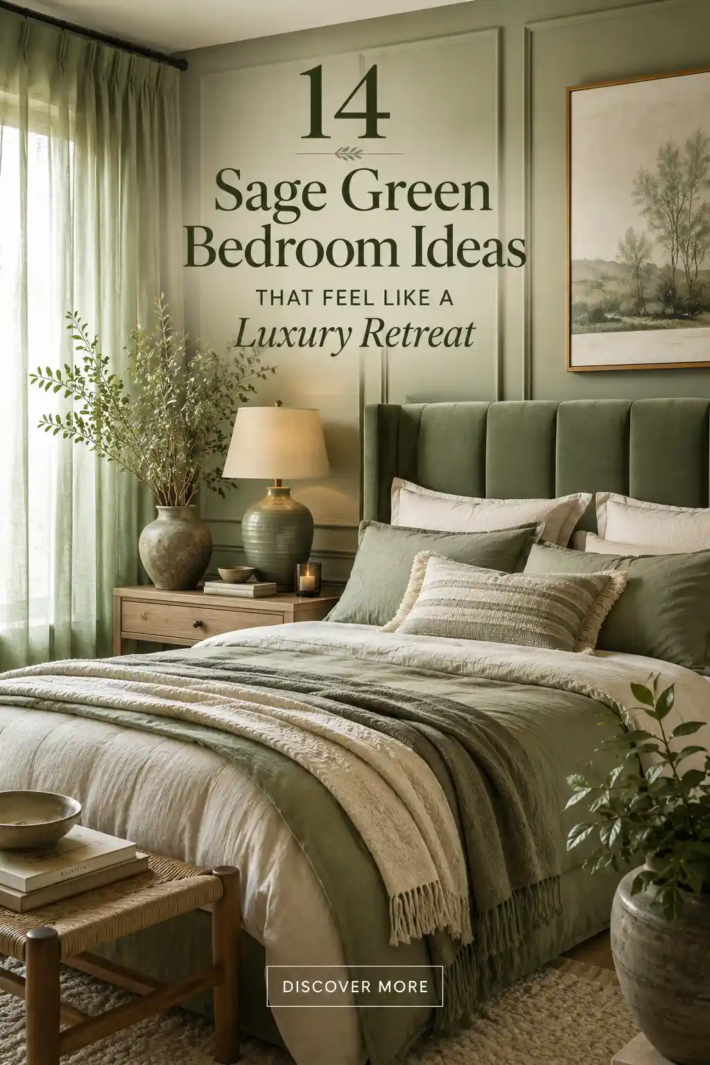 14 Refreshing Sage Green Bedroom Ideas for a Calming Retreat