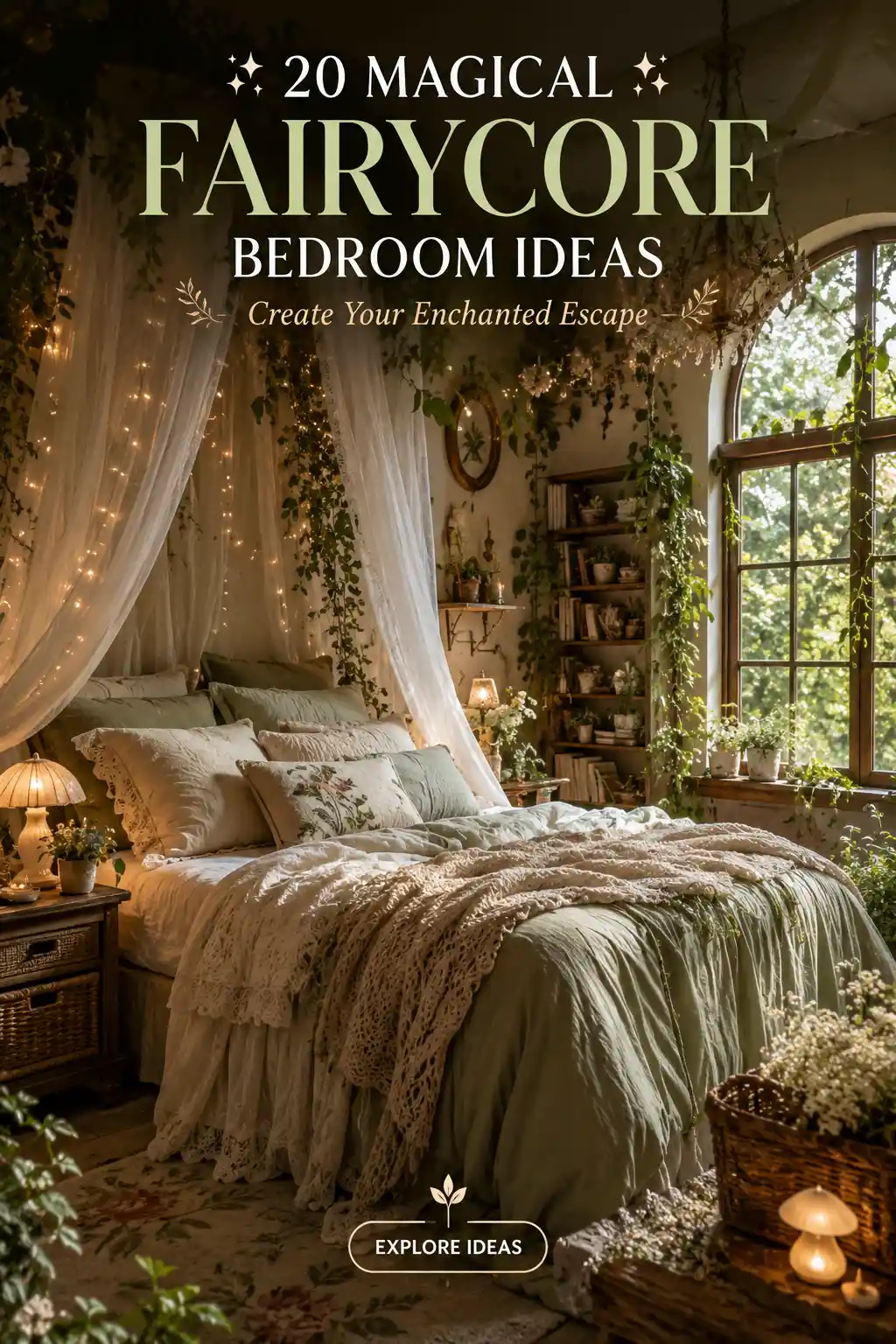 20 Magical Fairycore Bedroom Ideas for a Whimsical Retreat