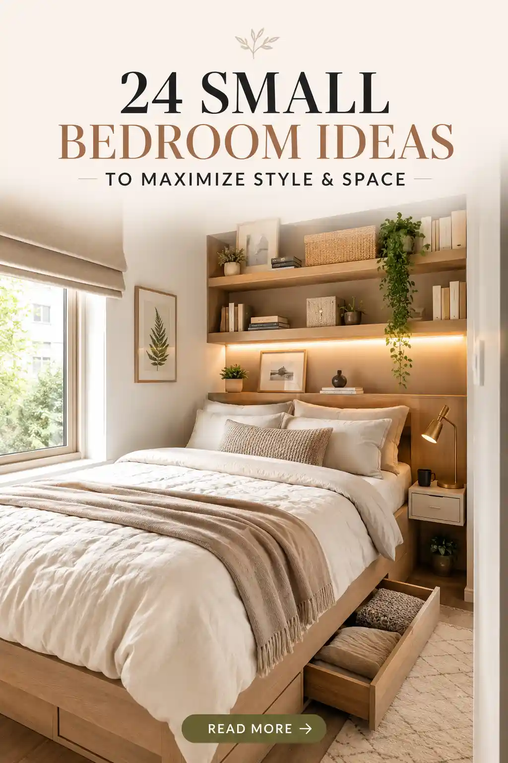 24 Small Bedroom Ideas to Maximize Style and Space