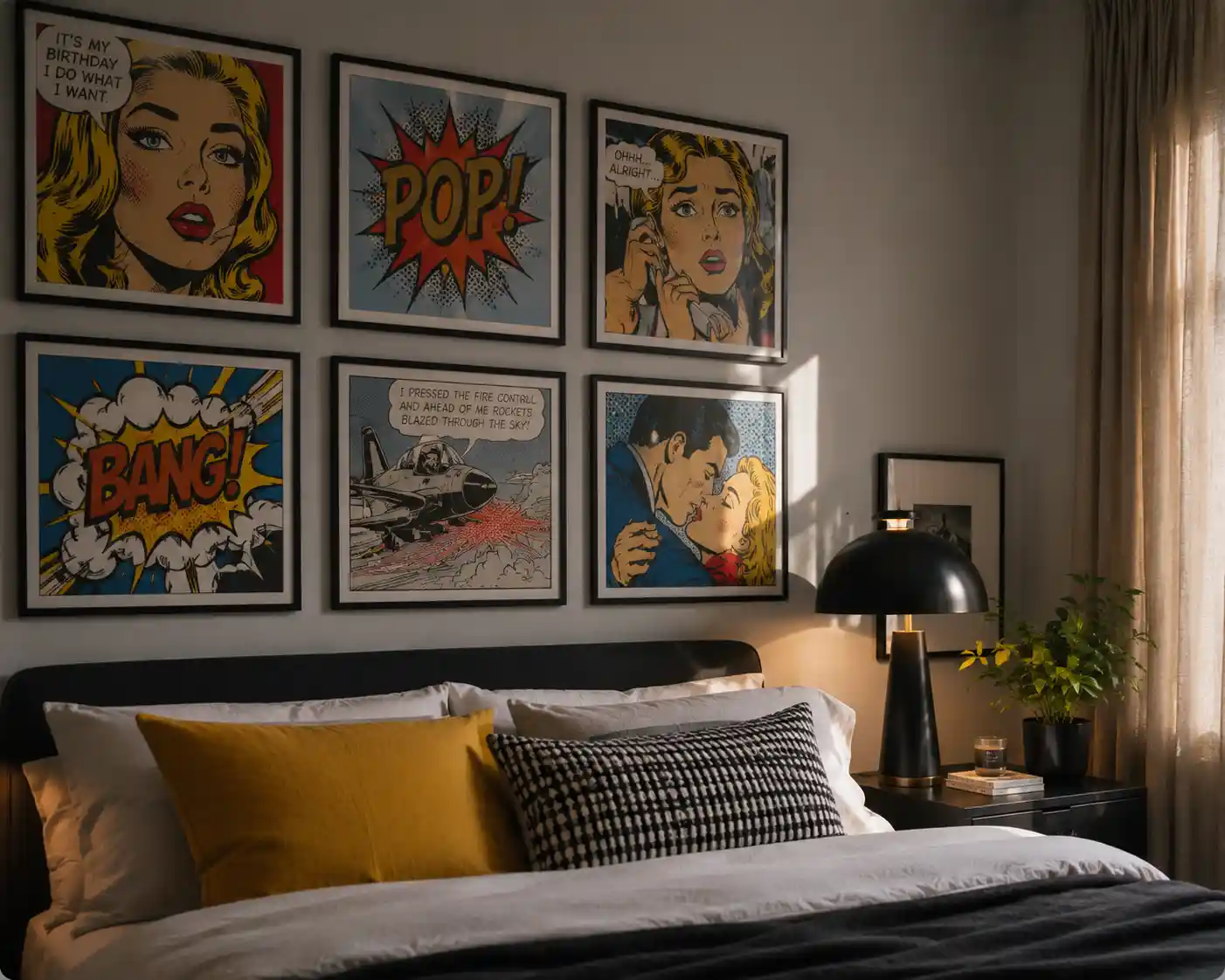 Pop Art Inspired Gallery Walls