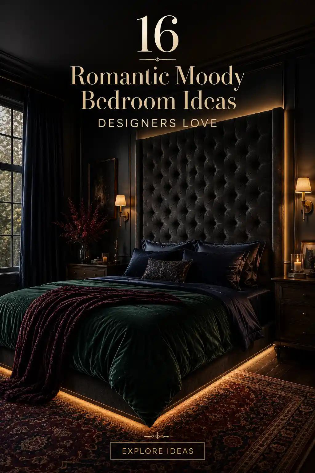 16 Stunning Ways to Create a Romantic Moody Bedroom