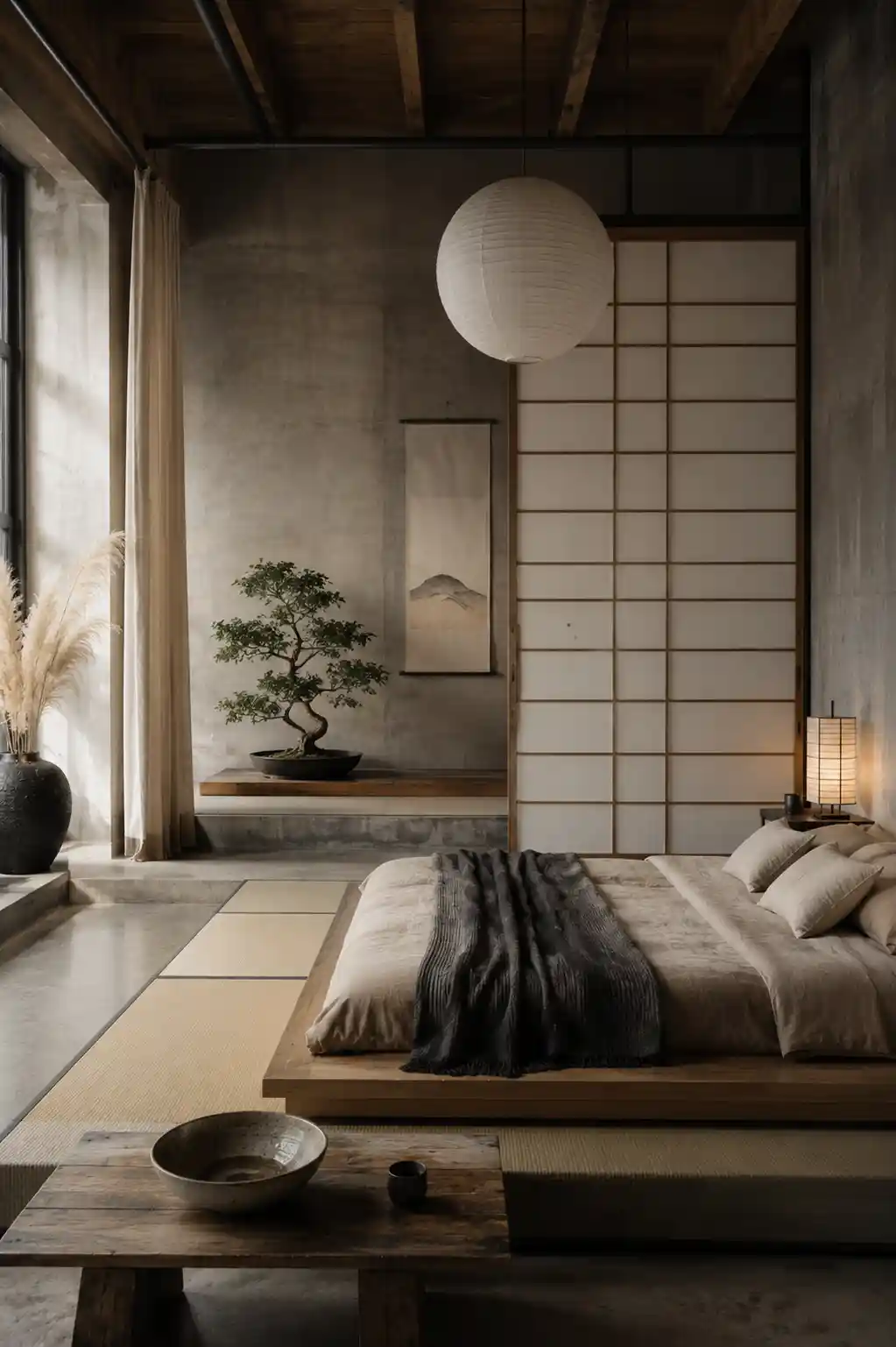 Zen-Inspired Japanese Loft
