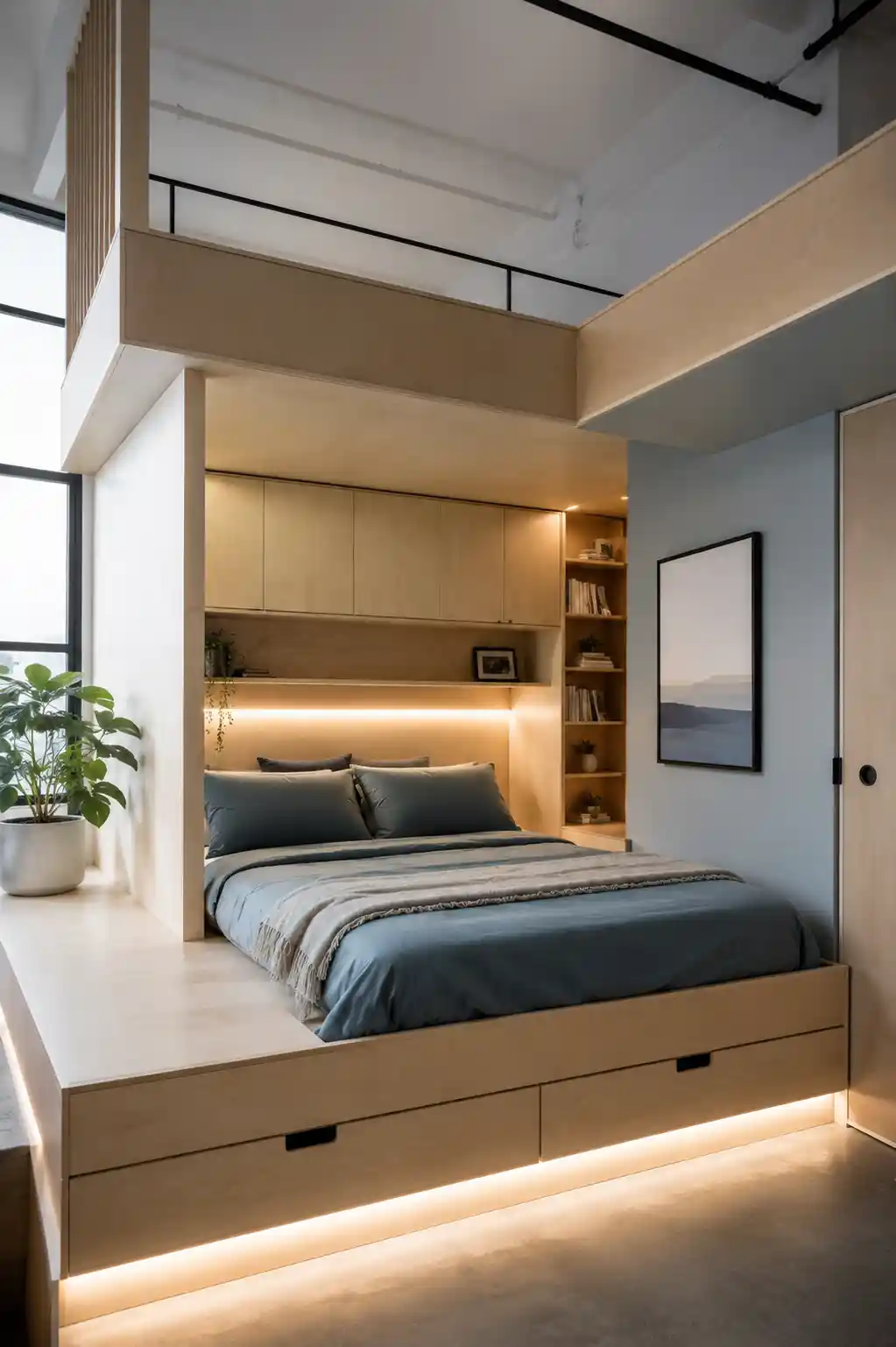 Custom Built-In Sleeping Nooks