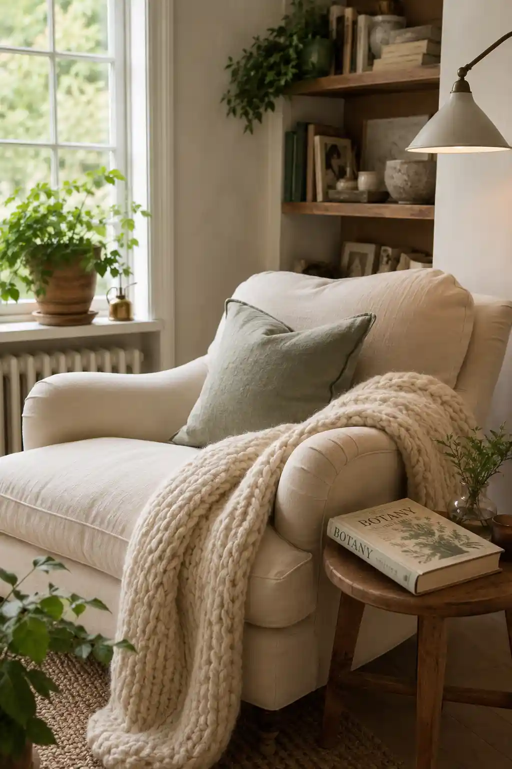 Cozy Garden Reading Nook