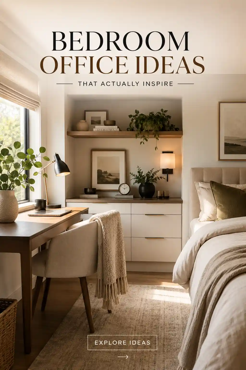 10 Chic Bedroom Office Ideas to Boost Your Productivity