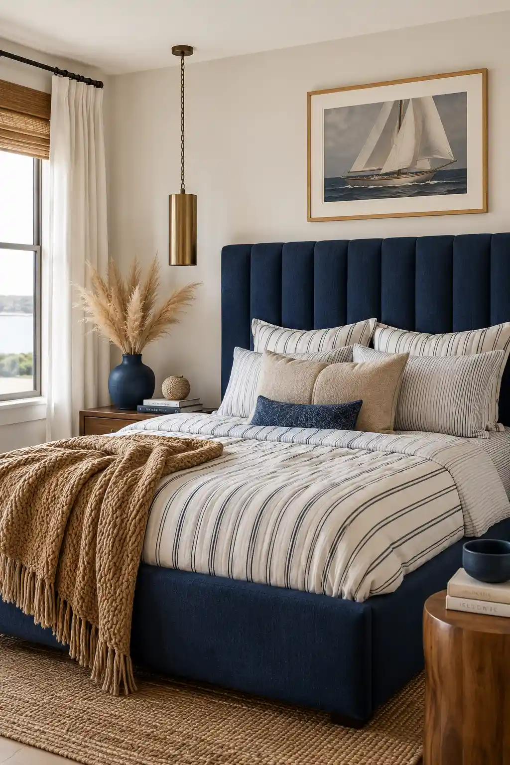 Refined Coastal Boho with Nautical Tones