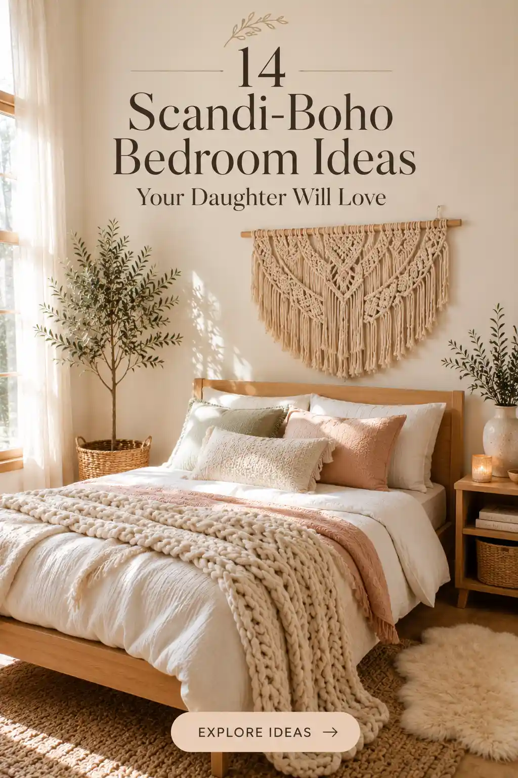 14 Dreamy Scandi-Boho Girls Bedroom Ideas for a Cozy Retreat