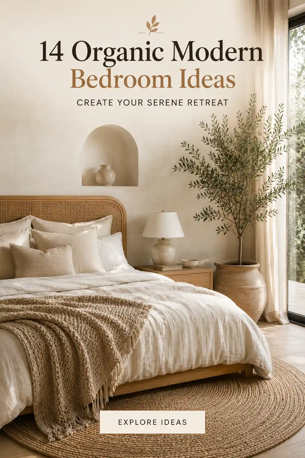 14 Stunning Organic Modern Bedroom Ideas for a Serene Retreat