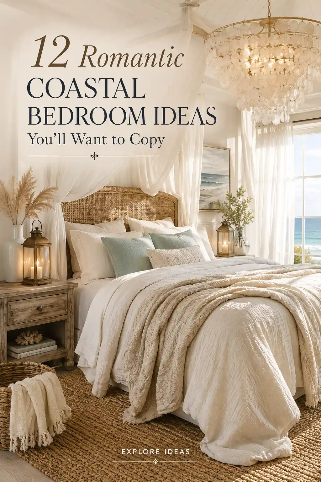 12 Romantic Coastal Bedroom Decor Ideas for a Serene Sanctuary