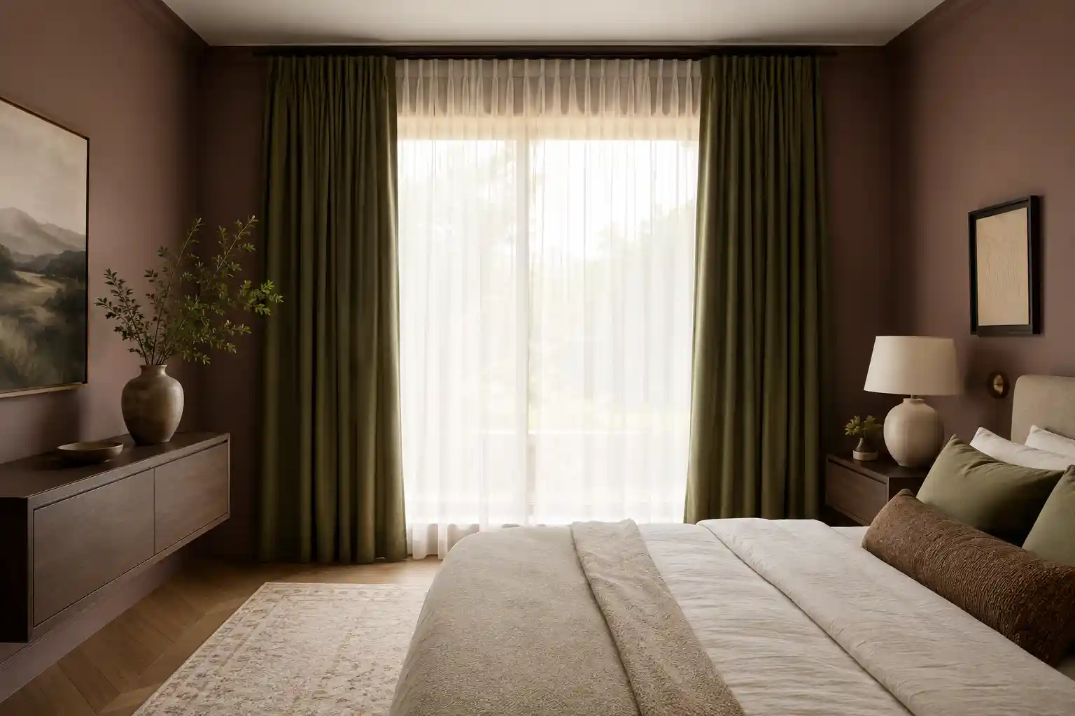 Layered Window Treatments