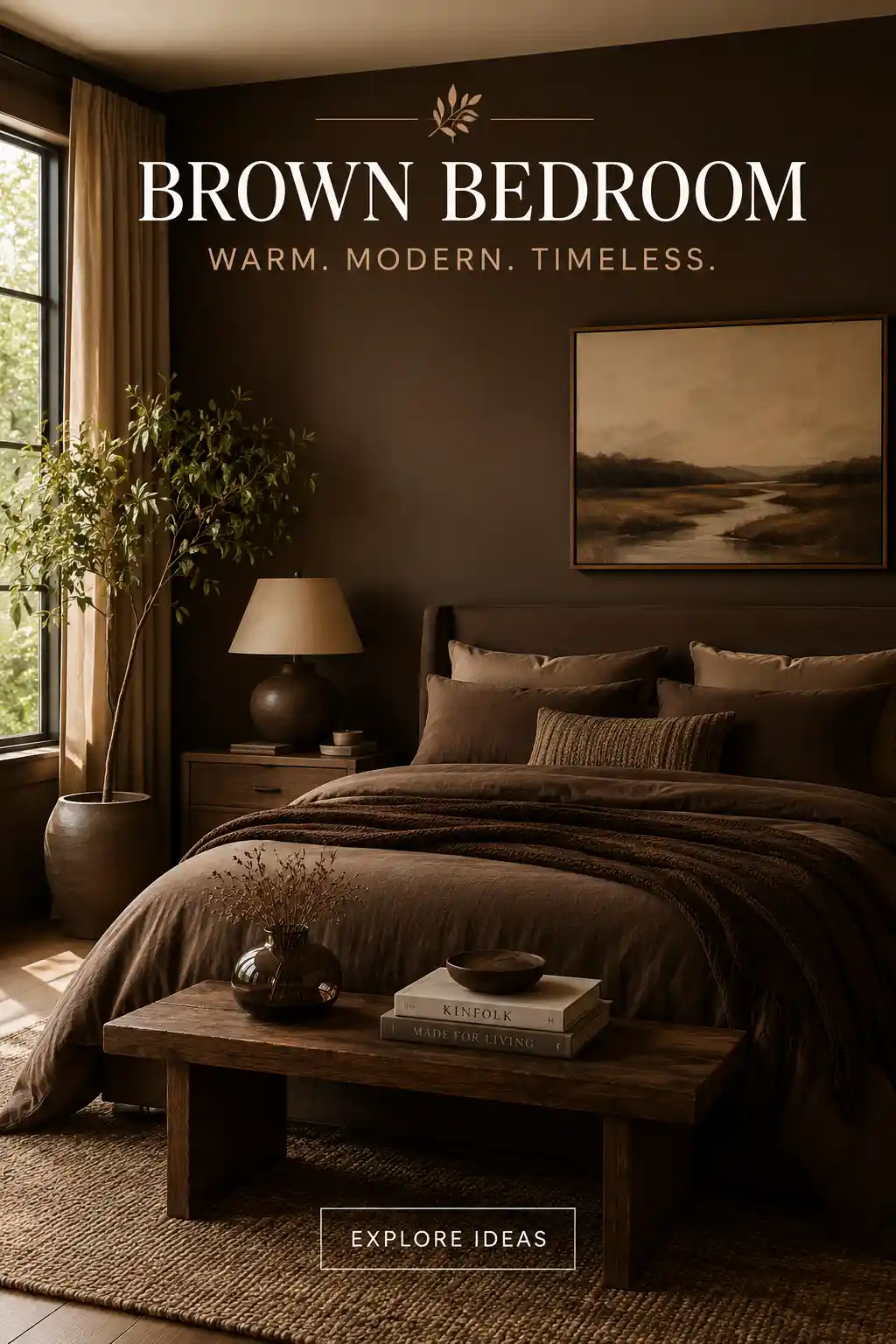 20 Stunning Brown Bedroom Ideas for a Cozy and Sophisticated Retreat