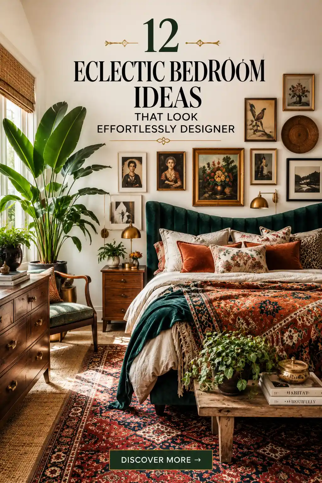 12 Stunning Ways to Design an Eclectic Bedroom