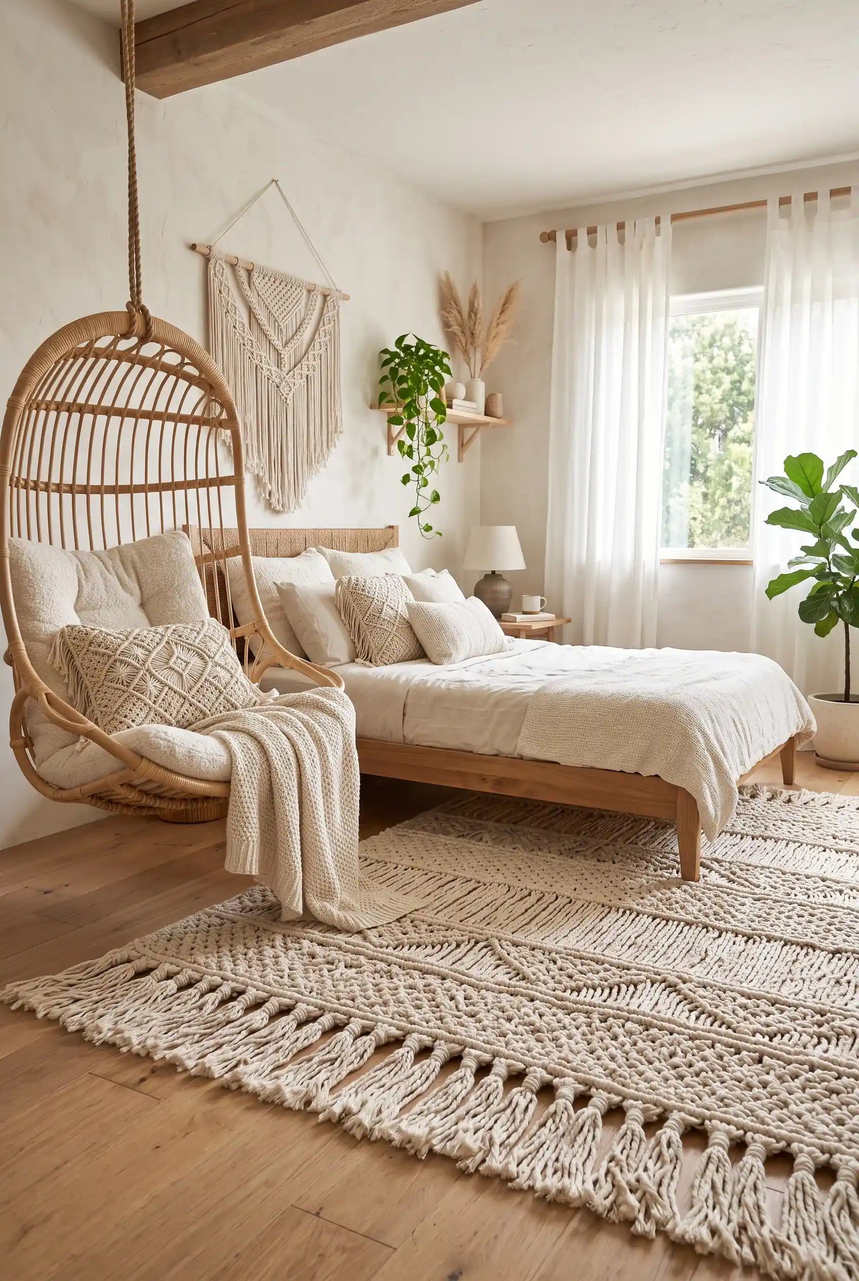Whimsical Macramé and Fringed Edges