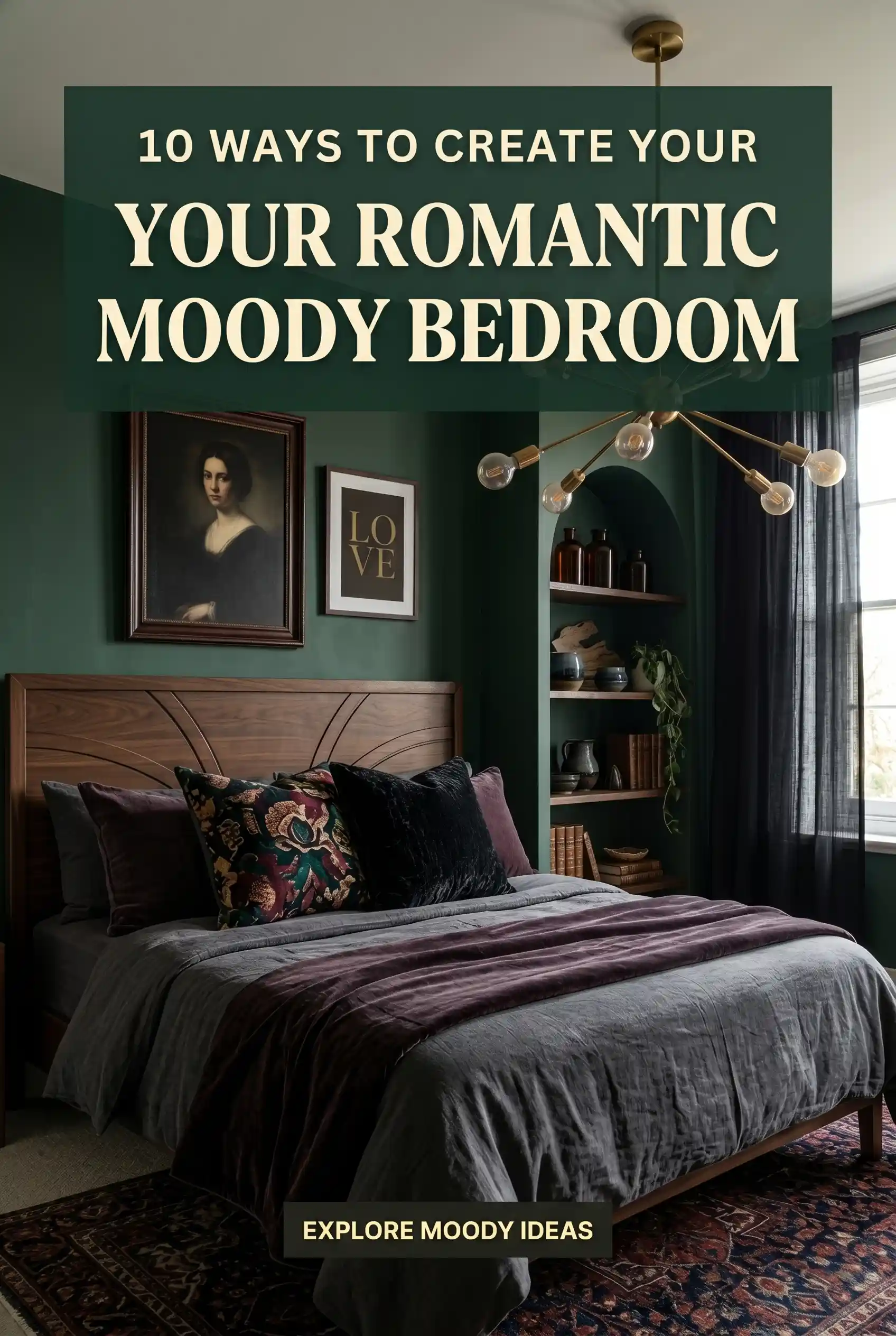 10 Ways to Achieve a Romantic Moody Bedroom Aesthetic