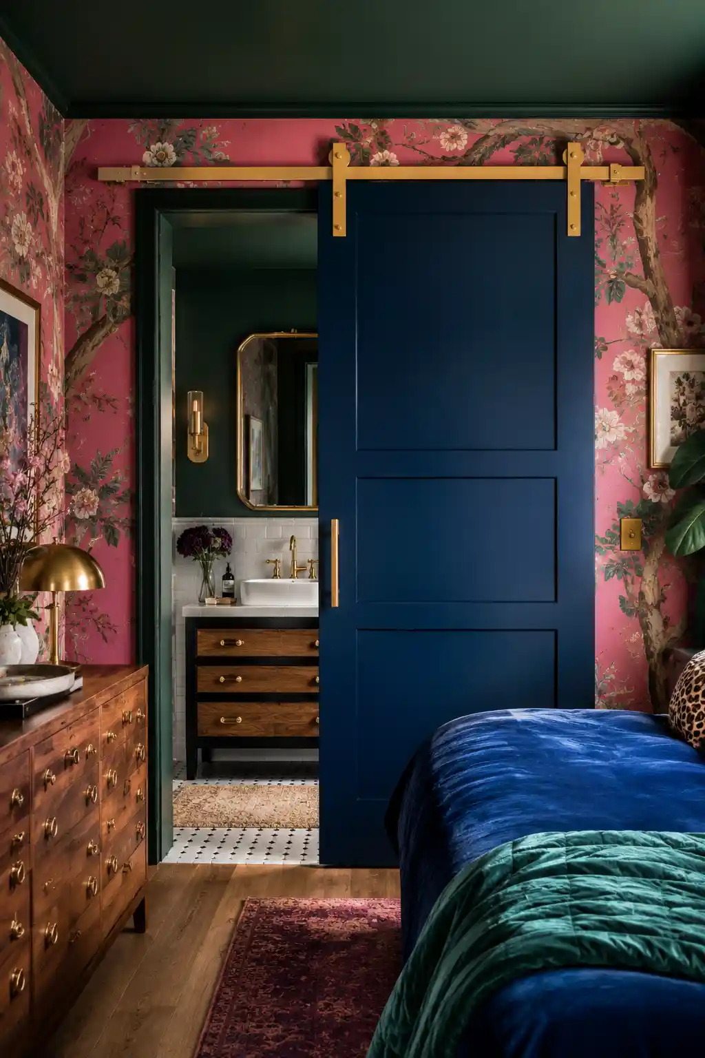 High-Impact Bold and Colorful Barn Doors