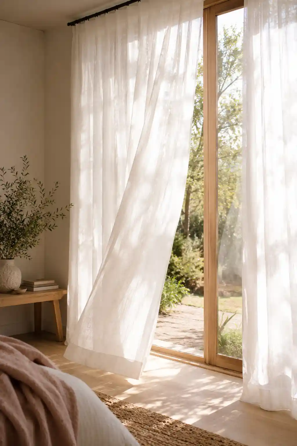 Sheer Linen Curtains for Airy Light