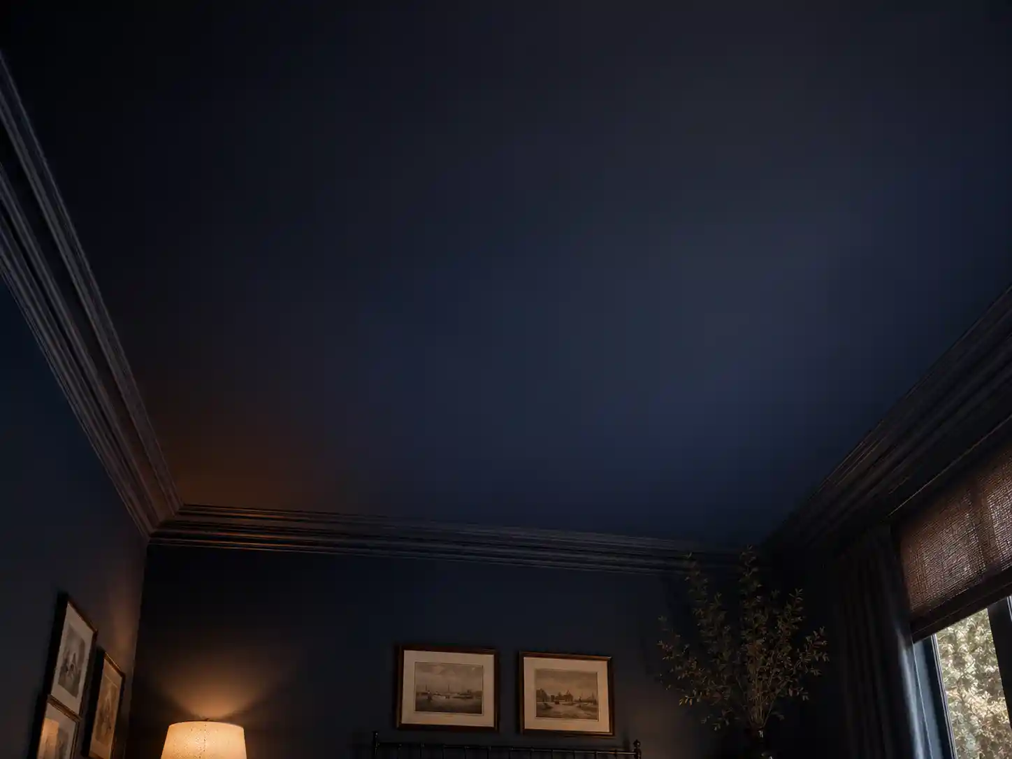 Paint the Ceiling a Moody Indigo