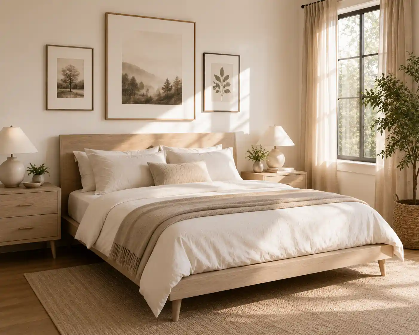Warm Natural Wood Tones