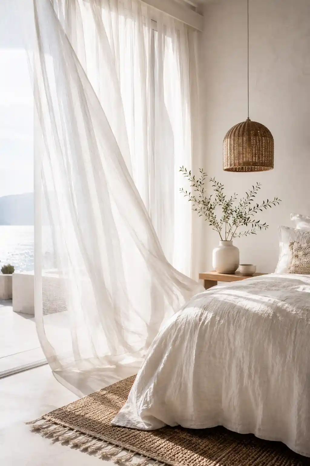 Ethereal Sheer Linen Drapery
