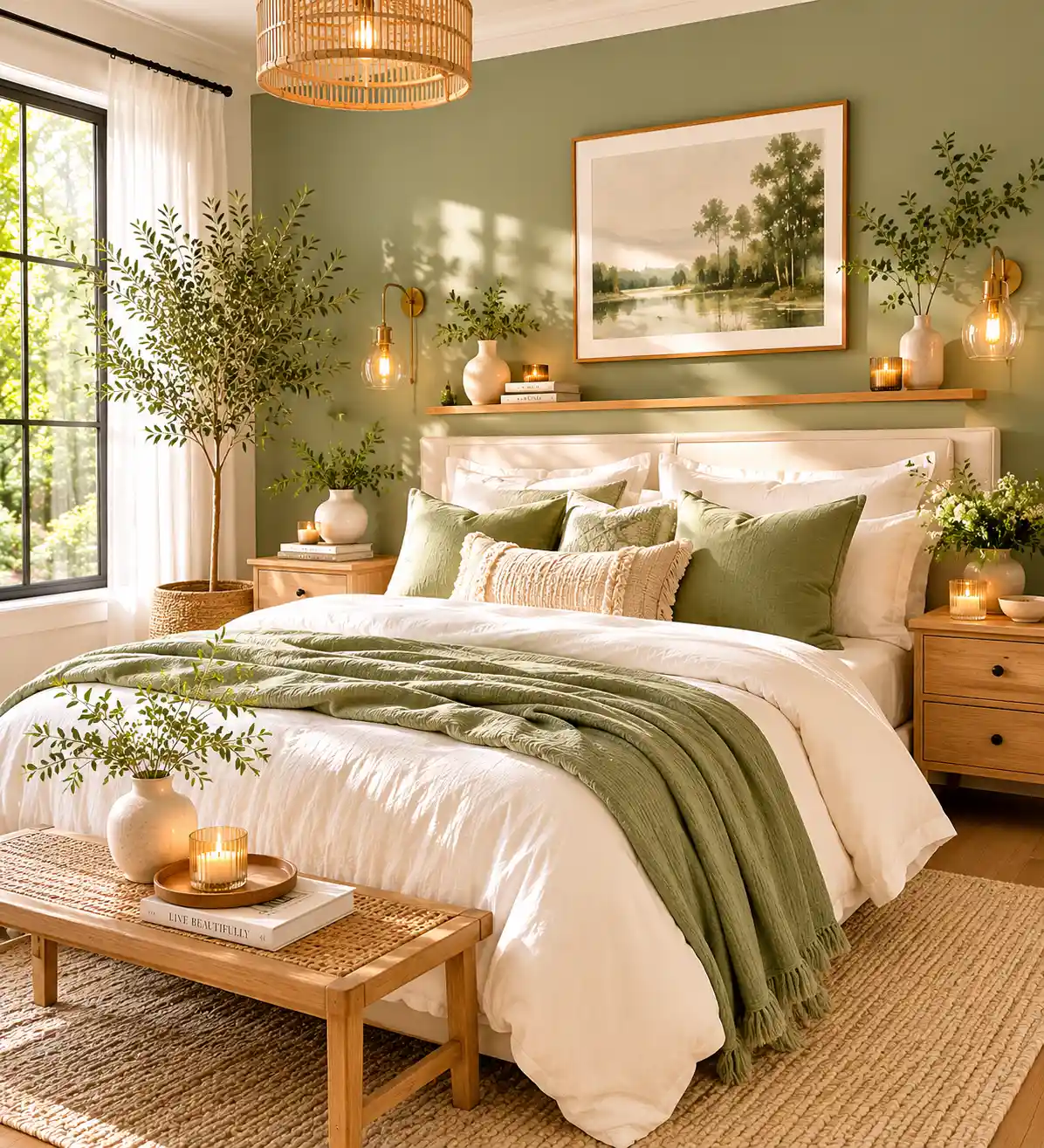 Organic Boho Retreat with Natural Textures