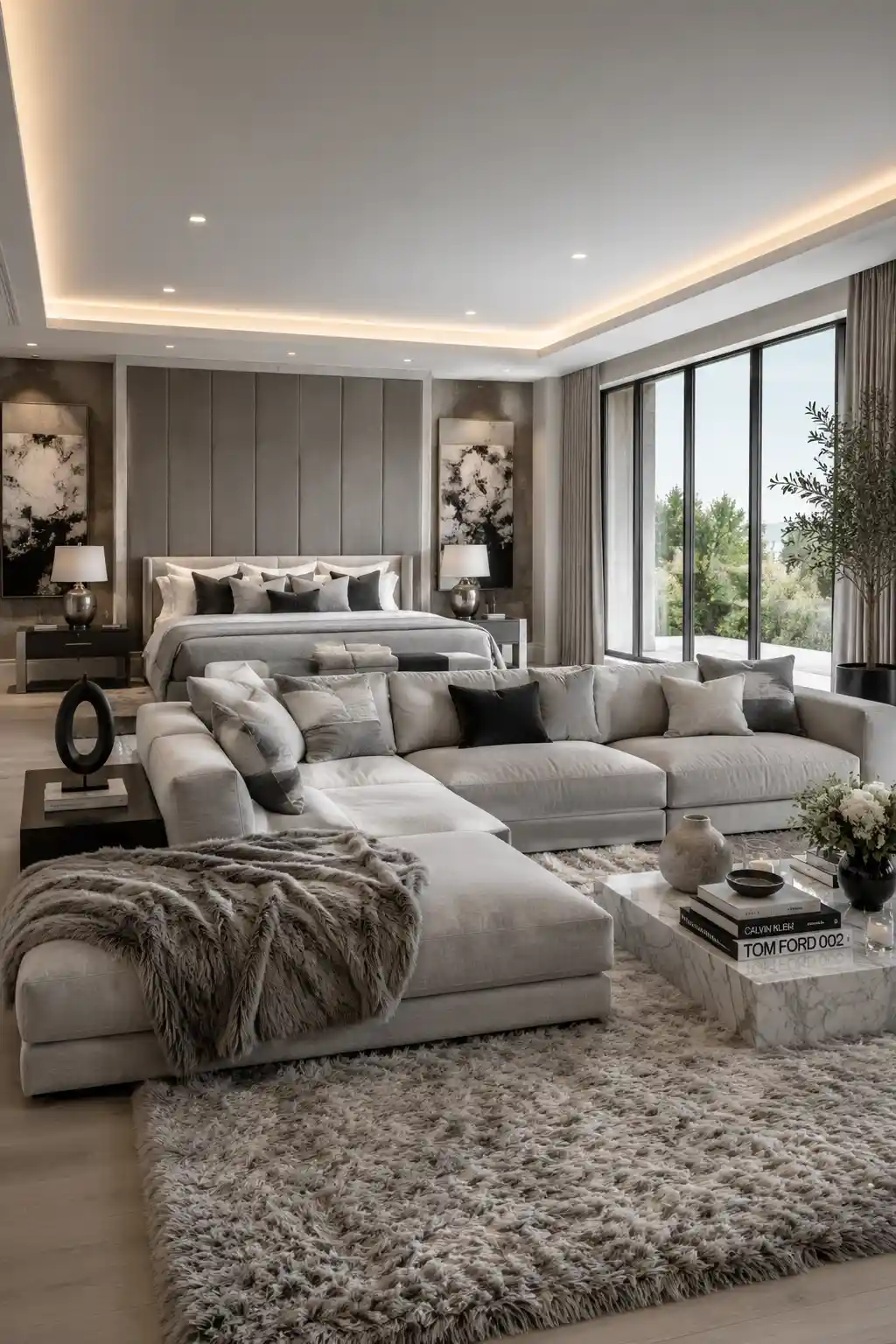 The Opulent Master Suite Sectional