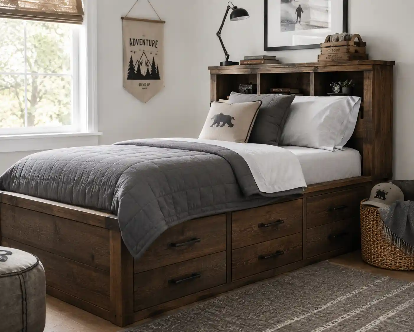 Classic Platform Captain's Beds