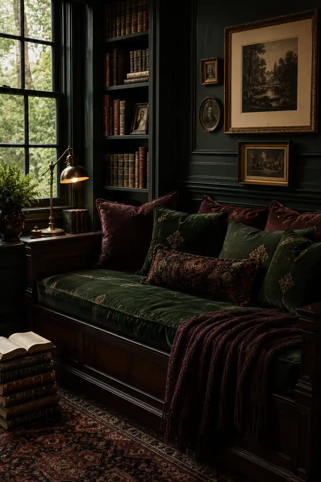 Dark Academia Moody Retreat