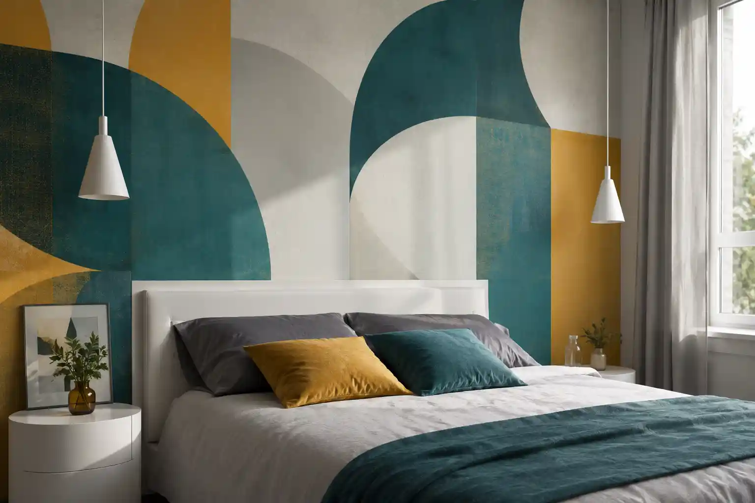 Bold Geometric Wallpaper