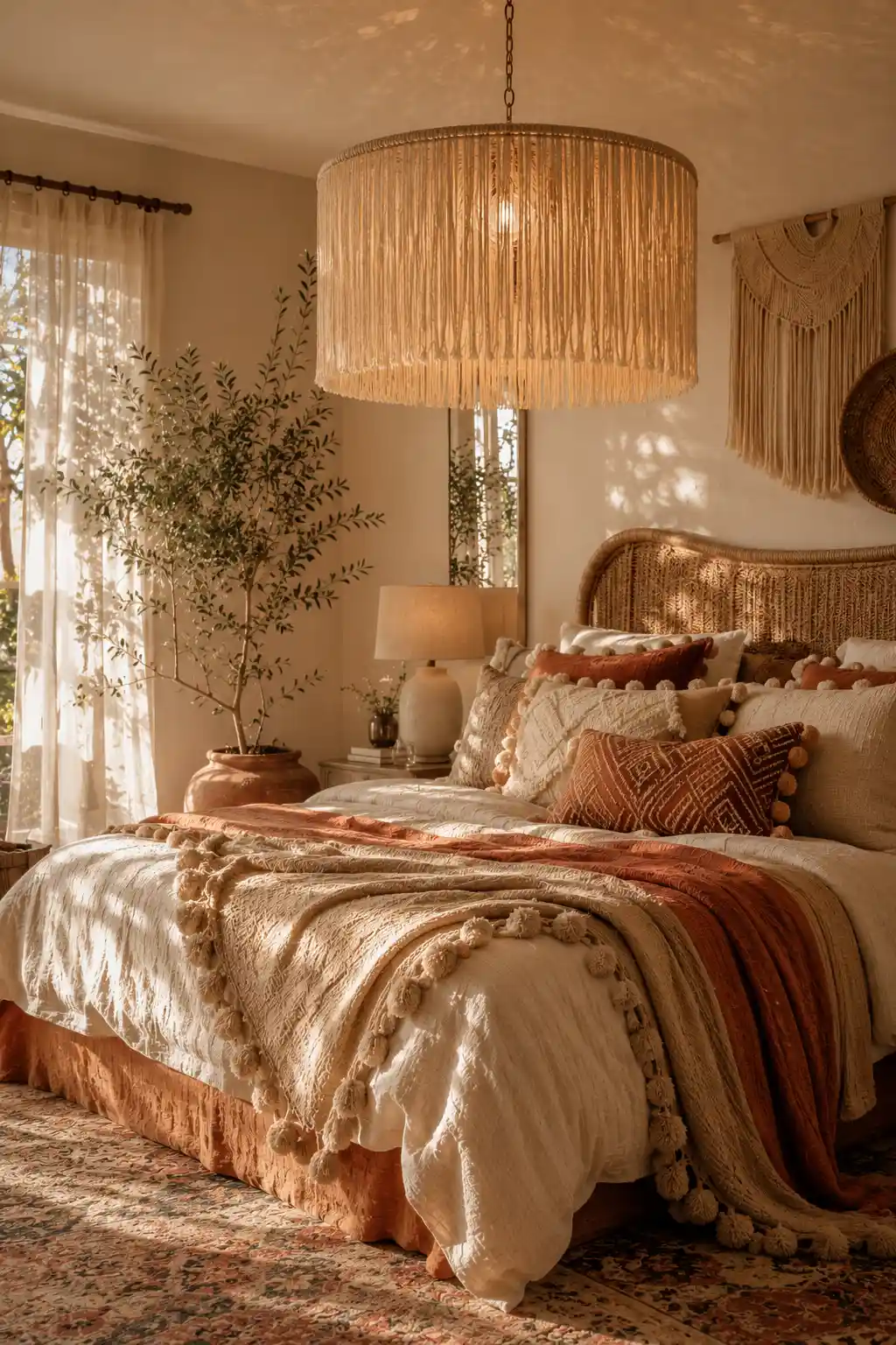 Boho-Chic Woven Fringe and Texture