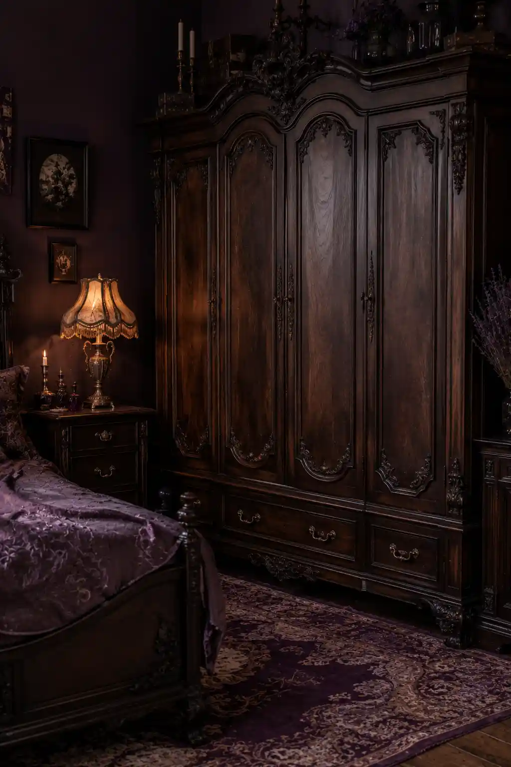 Dark Wood and Antique Furniture