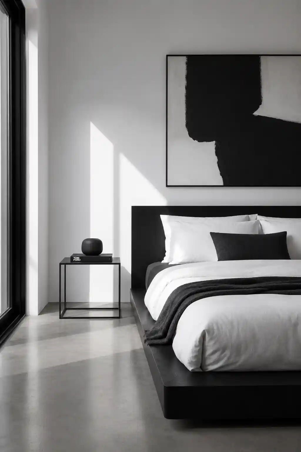 High-Contrast Monochrome Elegance
