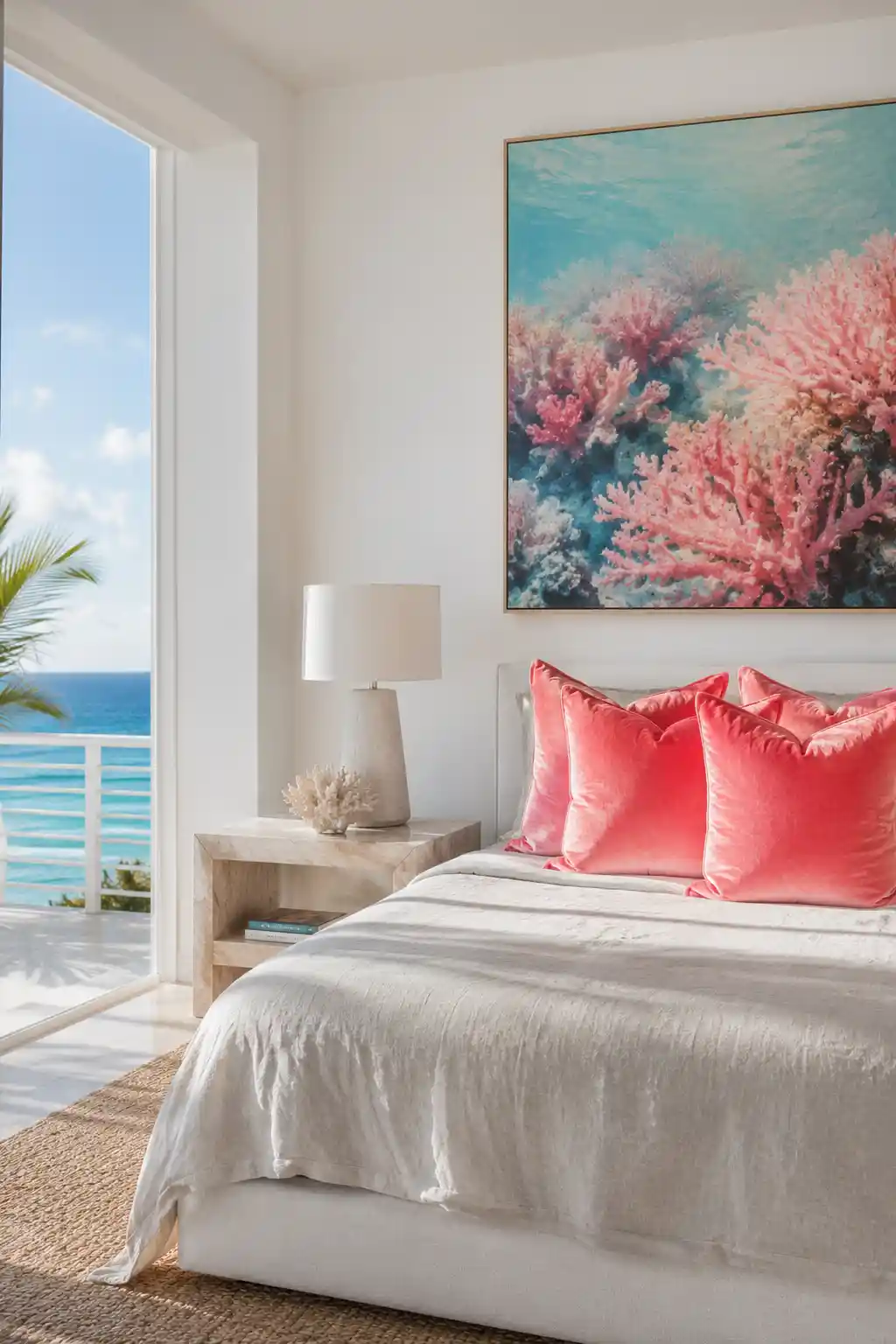 Vibrant Coral Reef Accents