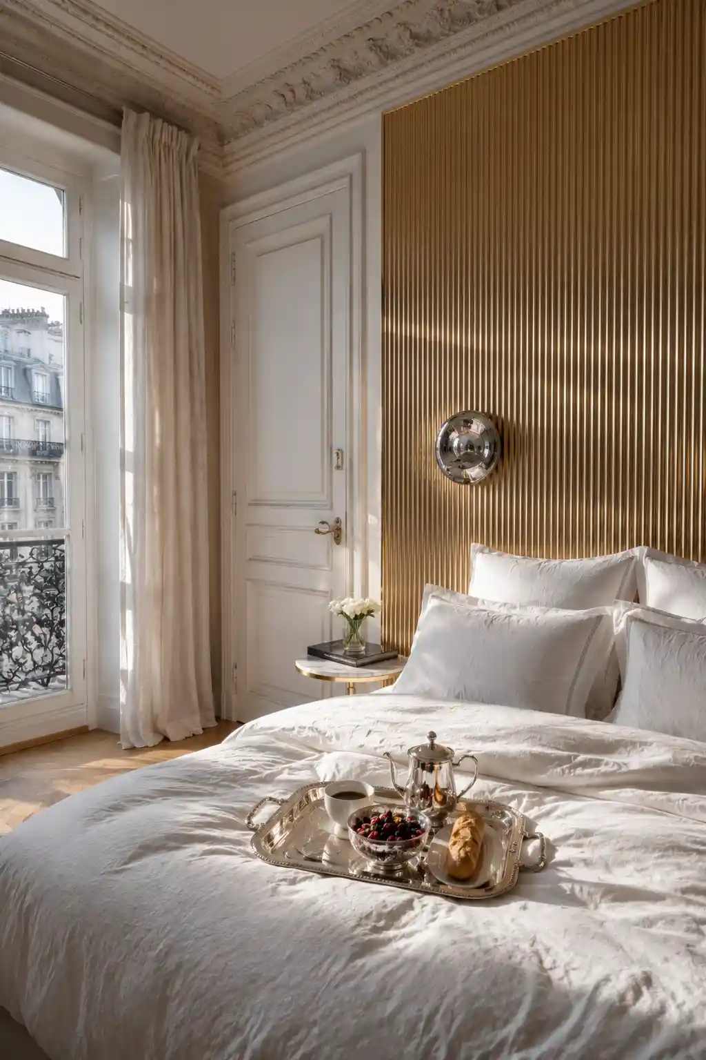 Metallic Luxe and Parisian Accents
