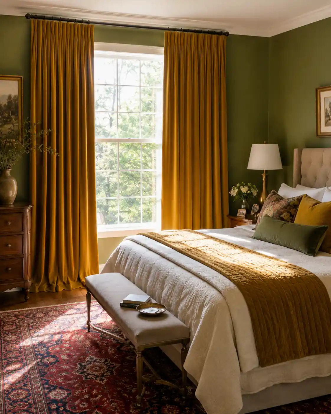 Heavy Velvet Window Drapery