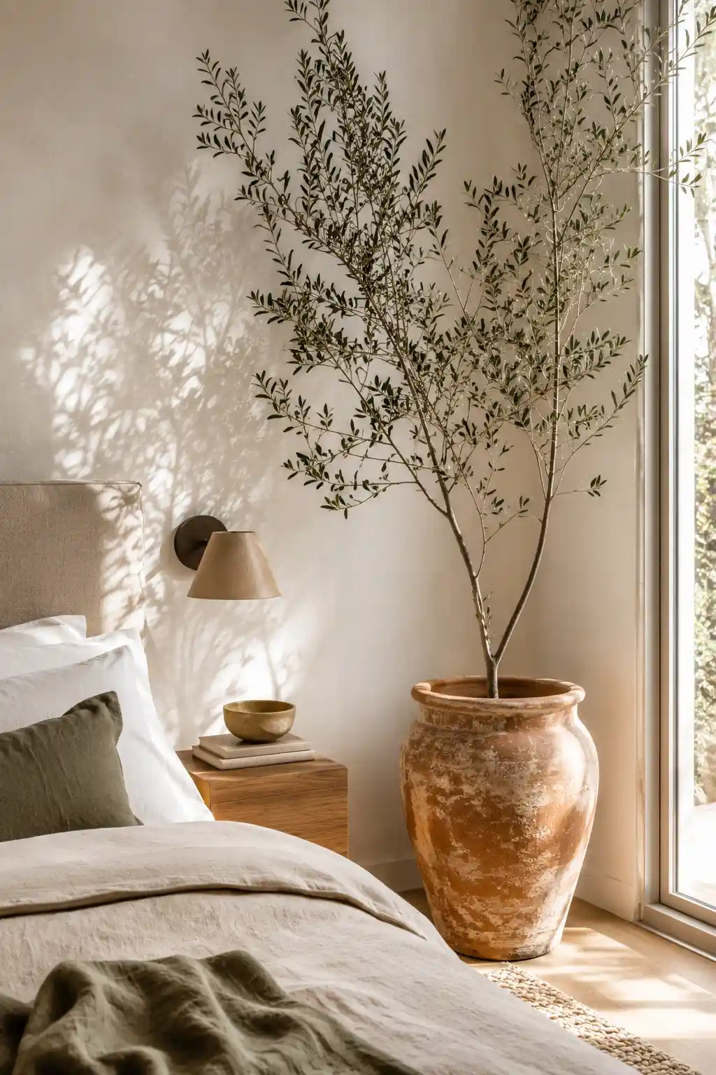 Bringing Life Indoors with a Potted Olive Tree