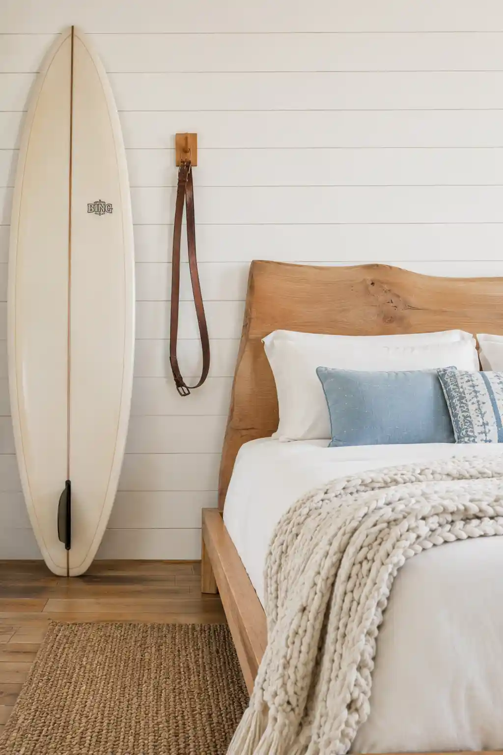 Sleek Saddle and Surf Room