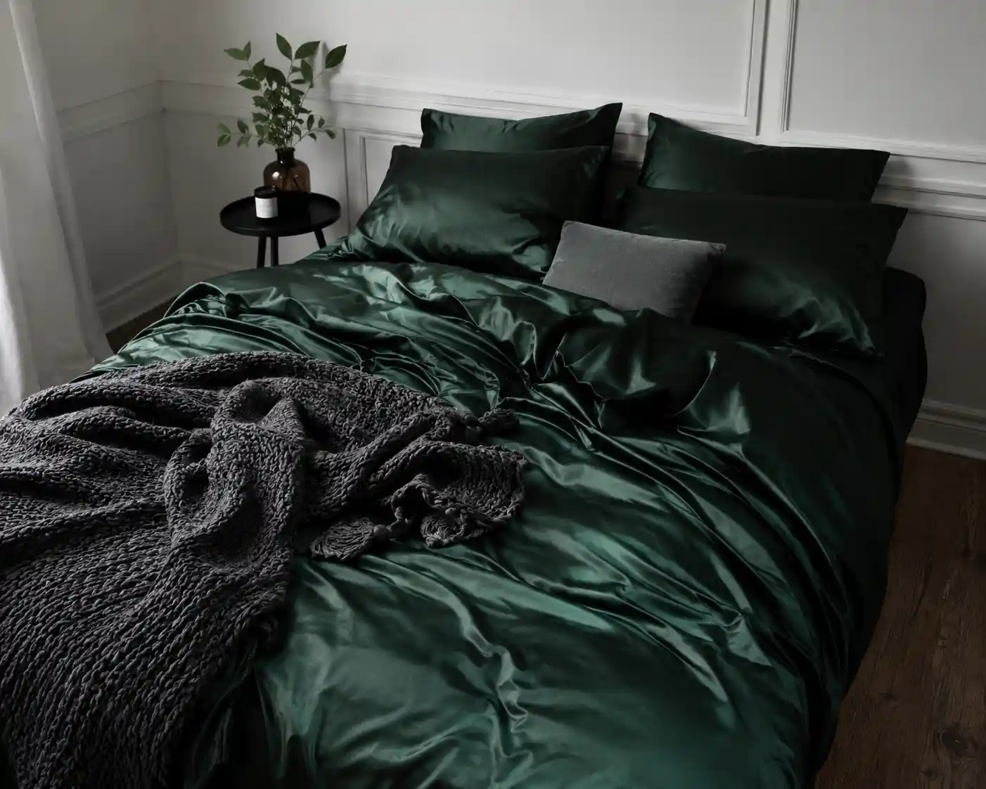 Jewel-Toned Bedding Accents