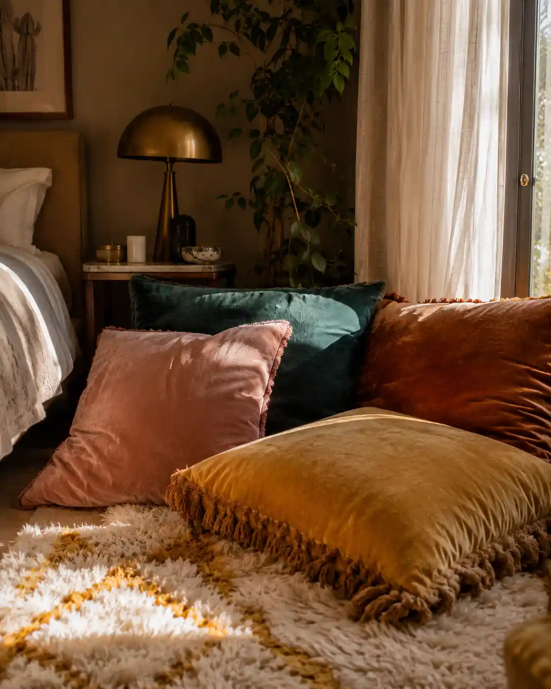 Oversized Floor Lounging