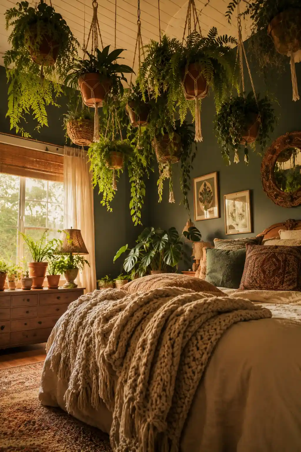 The Ceiling-Mounted Urban Jungle Corner
