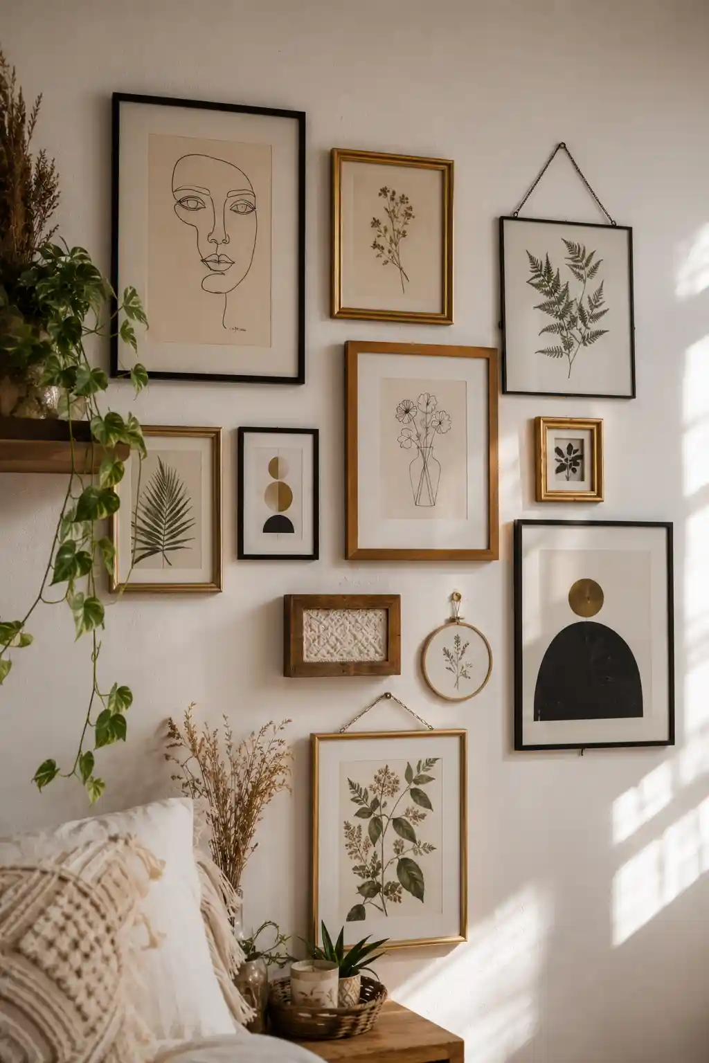Design an Eclectic Gallery Wall