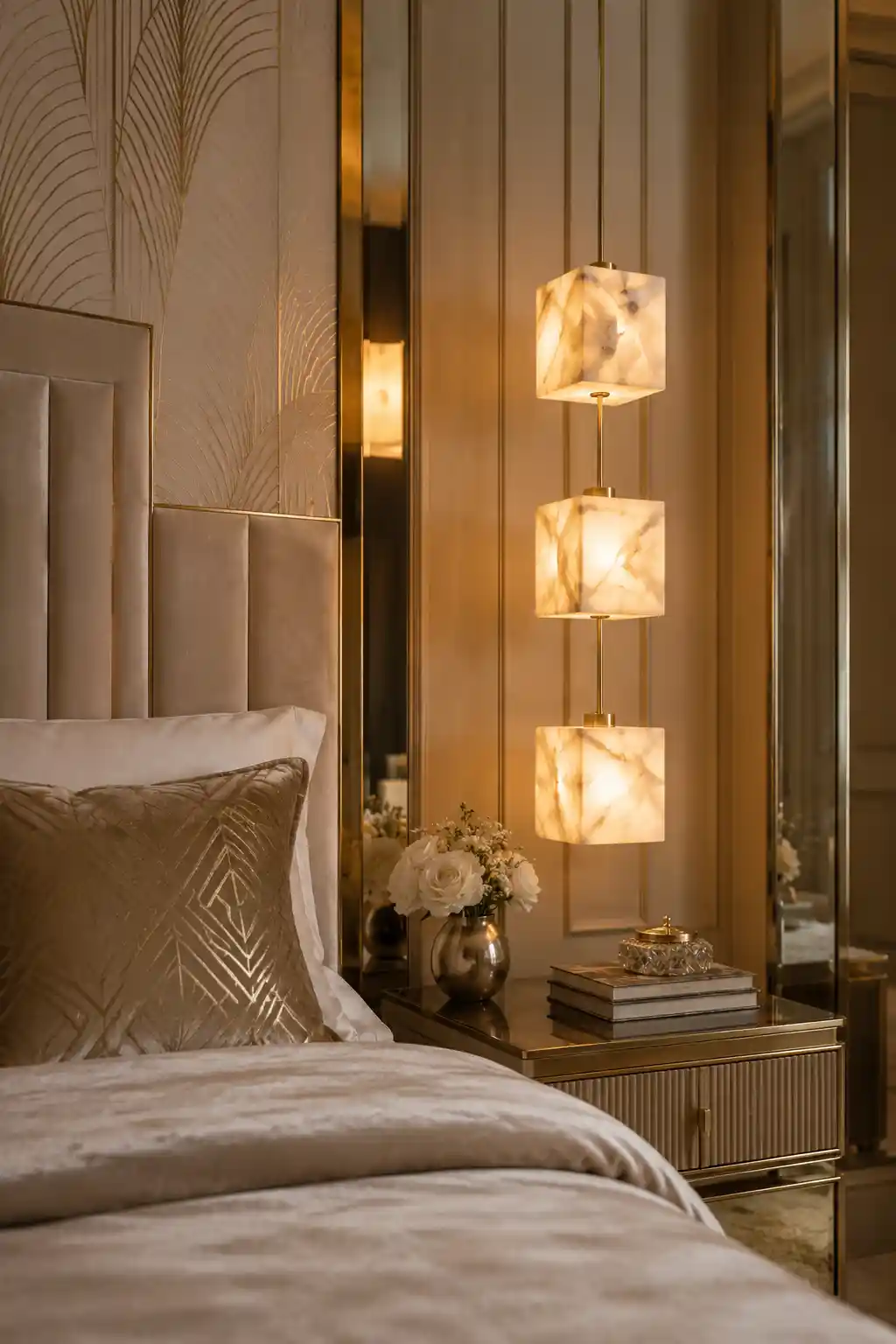 Sculptural Alabaster Stone Fixtures