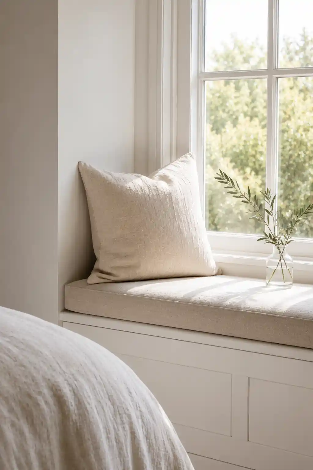 Minimalist Built-in Window Seating