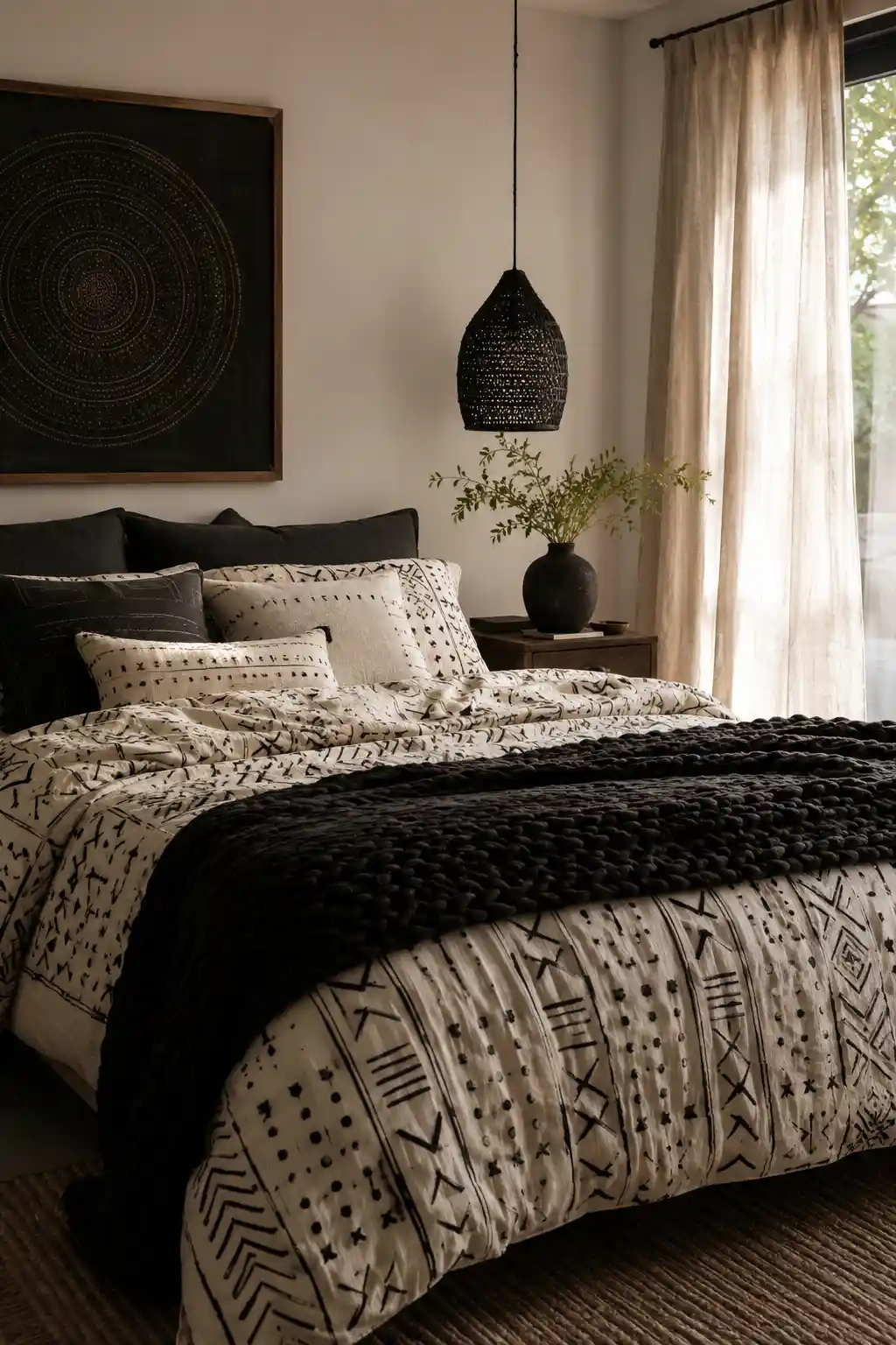 Integrate Authentic Mudcloth Bedding