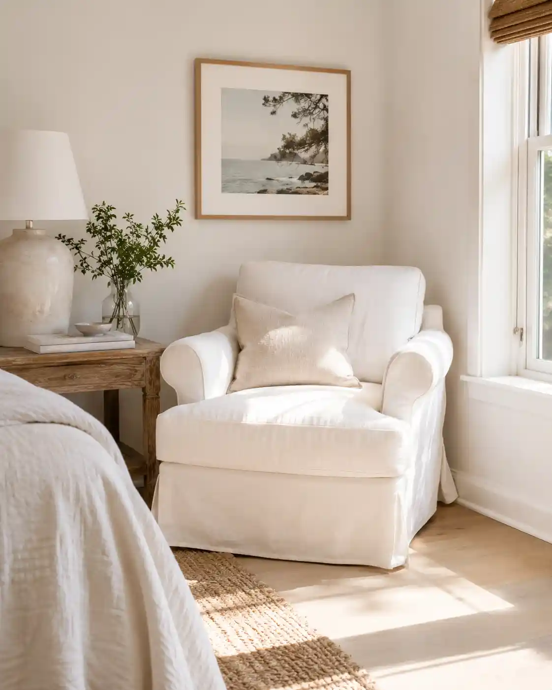 White Fabric Slipcovers