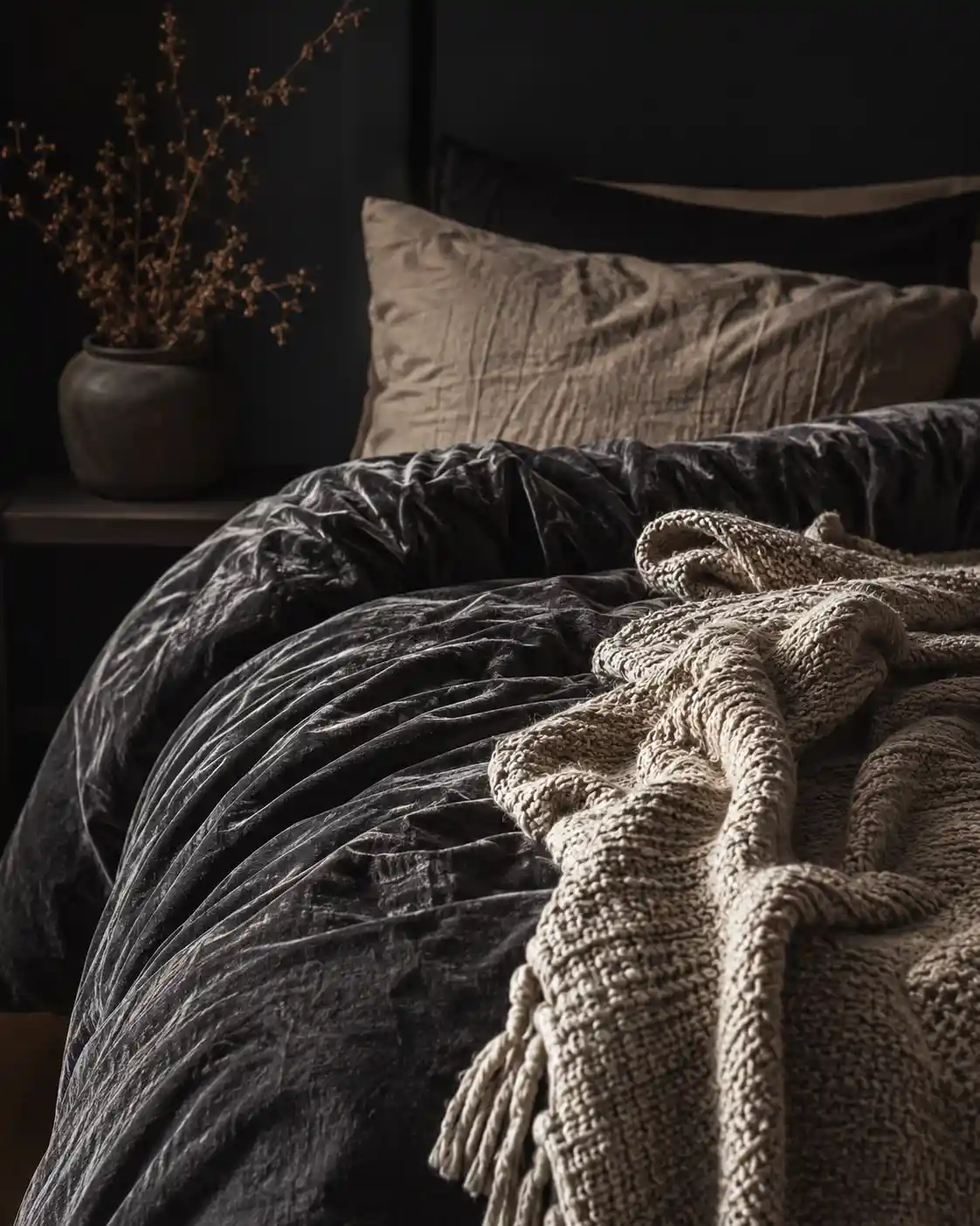 Layering Tactile and Rich Fabrics